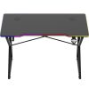 Spēļu galds spēlētājiem LED RGB HERO 1.7 120x60cm - melns