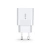 C30W USB-C USB-A 30W sienas lādētājs - balts