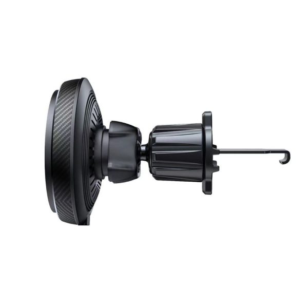 MagSafe 15W automašīnas gaisa atveres stiprinājums ar bezvadu lādētāju - melns