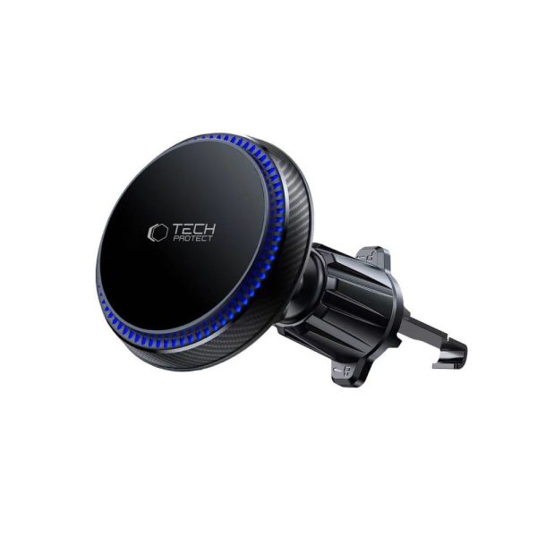MagSafe 15W automašīnas gaisa atveres stiprinājums ar bezvadu lādētāju - melns