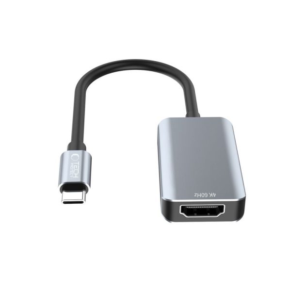 USB-C uz HDMI 4K 60Hz adapteris — melns