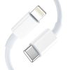 C35W 2x USB-C sienas lādētājs ar USB-C kabeli - iPhone Lightning - balts