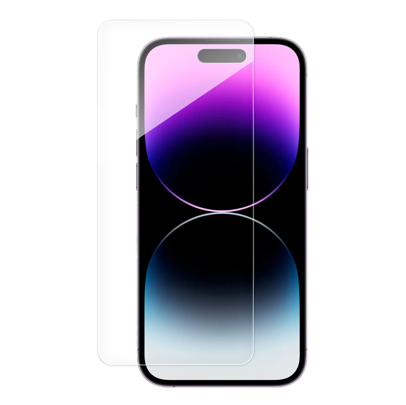 9H rūdīts stikls iPhone 16 Pro / 17 / 17 Pro standarta rūdītajam stiklam