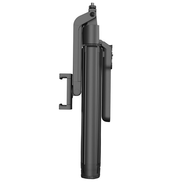 Selfiju nūja ar 360° mākslīgā intelekta sejas izsekošanu un žestu vadību - melna