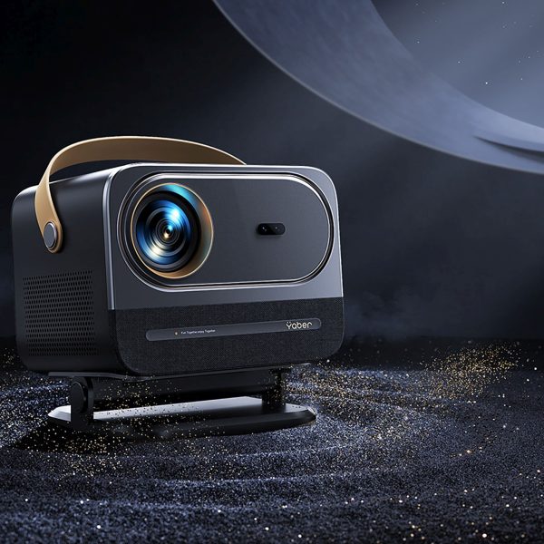 U12 multimediju projektors ar stereo skaļruņiem, LCD FullHD 1080p - melns