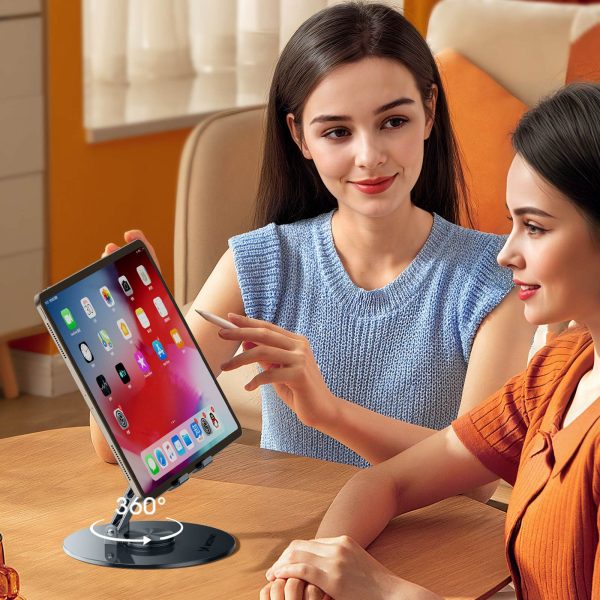 1031128-11-stojak-podstawka-biurkowa-na-tablet-skladana-wozinsky-hurtownia-dropshipping-1.jpg 360 grādu salokāms planšetdatora galda statīvs - pelēks