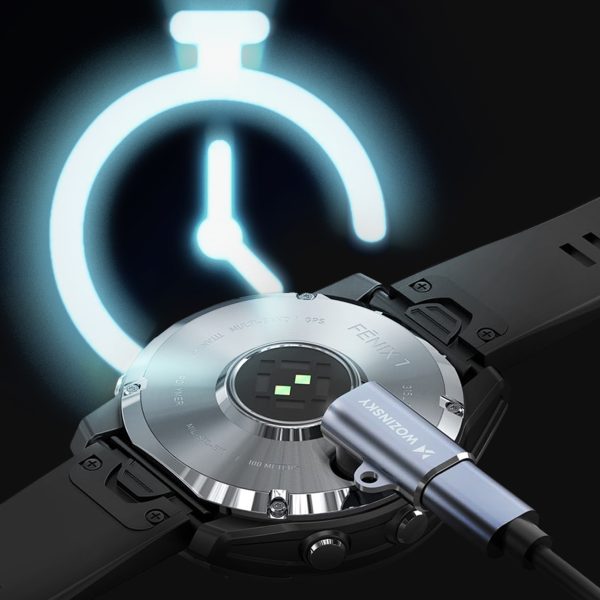 1031131-5-adapter-przejsciowka-usb-c-do-zegarka-garmin-wozinsky-hurtownia-dropshipping-1.jpg USB-C adapteris Garmin viedpulkstenim — pelēks