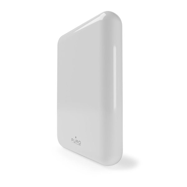 Magnētiskā pārnēsājamā uzlādes ierīce 5000mAh MagSafe USB-C PD 20W - balta