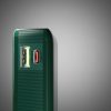 Powerbank 10000mAh USB-A USB-C ar iebūvētu displeju un 20W USB-C kabeli - zaļš