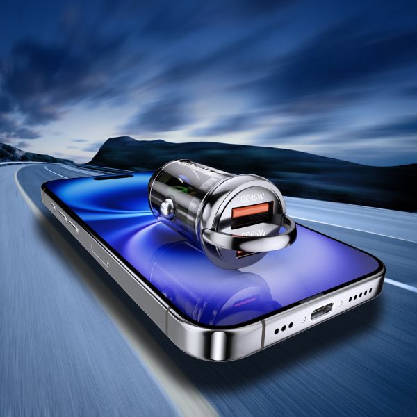 1031160-8-ladowarka-samochodowa-usb-a-usb-c-pd-qc-65w-wozinsky-hurtownia-dropshipping-1.jpg USB-A USB-C PD QC 65W automašīnas lādētājs - melns