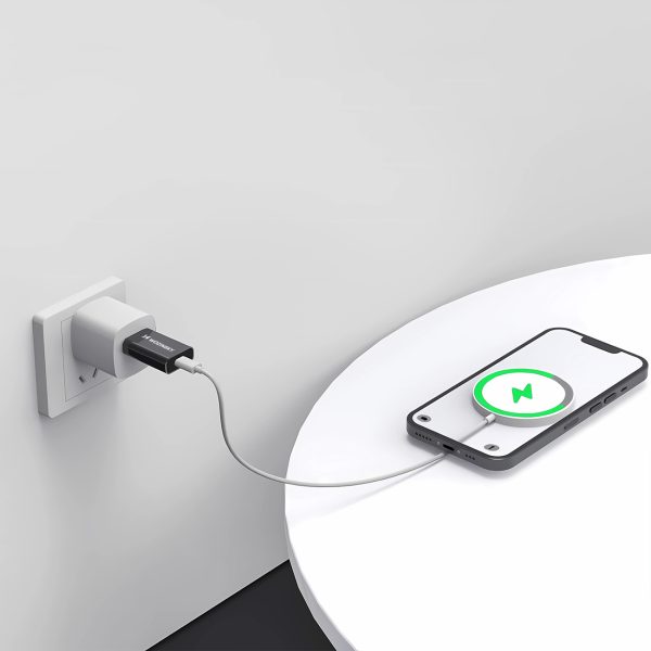 USB-A - USB-C OTG adapteris - melns