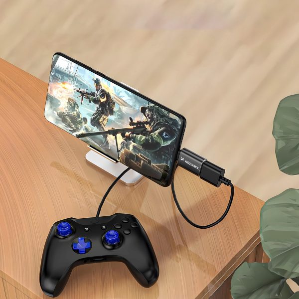 iPhone Lightning uz USB-A OTG adapteris — melns