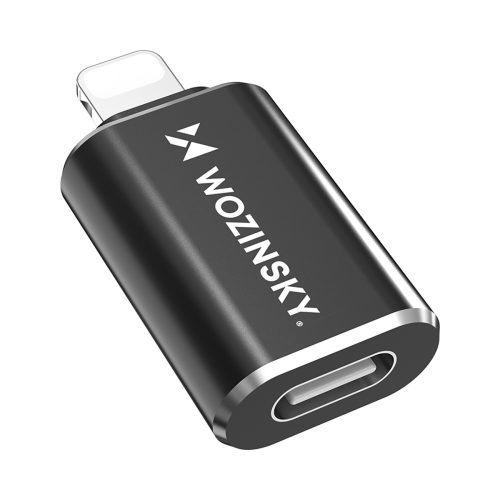 1031163-1-adapter-przejsciowka-iphone-lightning-usb-c-wozinsky-hurtownia-dropshipping-1.jpg iPhone Lightning uz USB-C adapteris — melns
