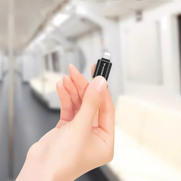 iPhone Lightning uz USB-C adapteris — melns