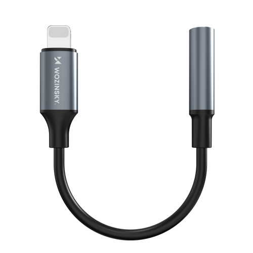 1031164-1-adapter-przejsciowka-iphone-mini-jack-wozinsky-hurtownia-dropshipping-1.jpg iPhone Lightning uz 3,5 mm mini ligzdas adapteris - melns