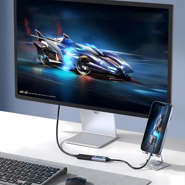 1031167-10-adapter-przejsciowka-usb-c-hdmi-4k-60hz-wozinsky-hurtownia-dropshipping-1.jpg USB-C uz HDMI 4K 60Hz adapteris — melns