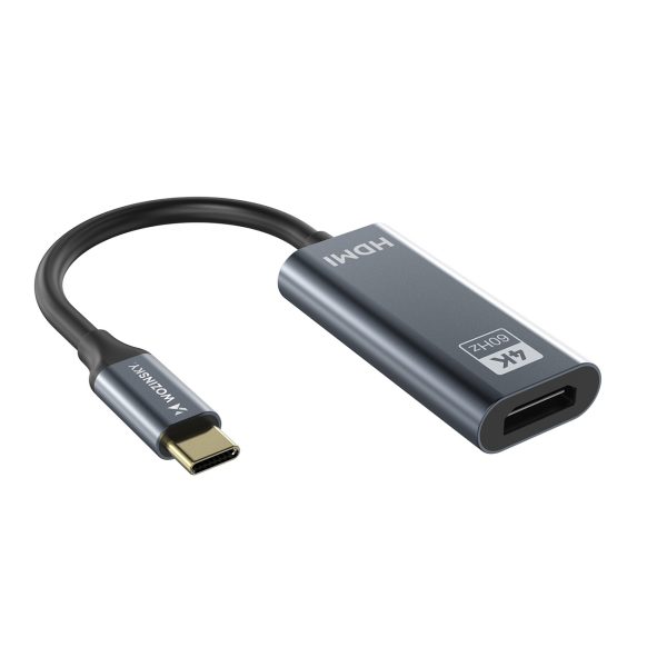 1031167-4-adapter-przejsciowka-usb-c-hdmi-4k-60hz-wozinsky-hurtownia-dropshipping-1.jpg USB-C uz HDMI 4K 60Hz adapteris — melns
