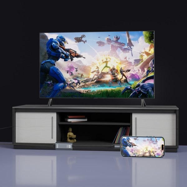 1031167-7-adapter-przejsciowka-usb-c-hdmi-4k-60hz-wozinsky-hurtownia-dropshipping-1.jpg USB-C uz HDMI 4K 60Hz adapteris — melns