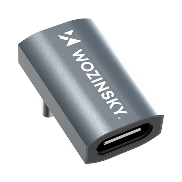1031172-1-adapter-przejsciowka-katowa-usb-c-40gb-wozinsky-hurtownia-dropshipping-1.jpg USB-C 40Gb/s 240W 8K OTG leņķiskais adapteris - pelēks
