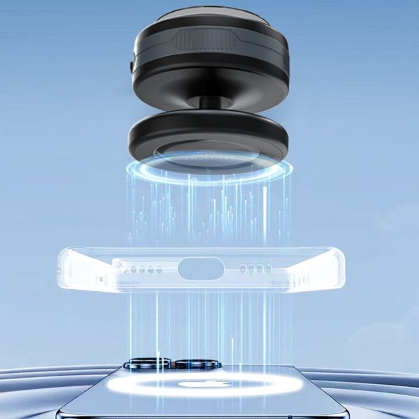 1031176-8-uchwyt-samochodowy-z-ladowarka-qi-magsafe-wozinsky-hurtownia-dropshipping-1.jpg MagSafe 15W Qi saderīgs automašīnas lādētāja turētājs - melns