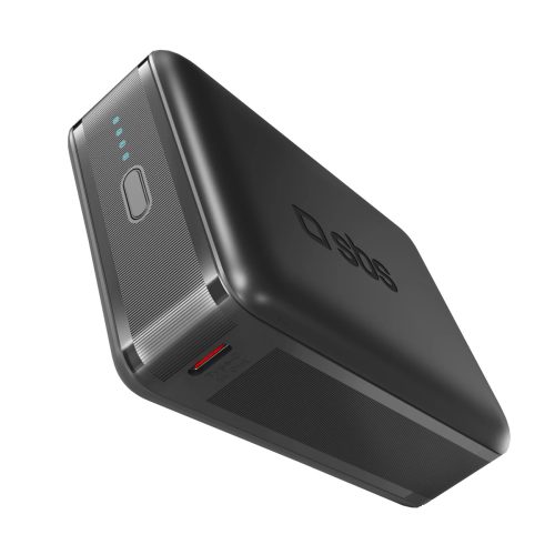 Powerbank 20000mAh klēpjdatoram, planšetdatoram, viedtālrunim PD AFC USB-C USB-A 65W - melns