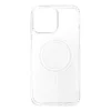 iPhone 17 Pro Max caurspīdīgs stūra maciņš MagSafe — caurspīdīgs