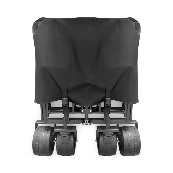 Salokāms pludmales ratiņi ar tīklu un platiem riteņiem līdz 100 kg