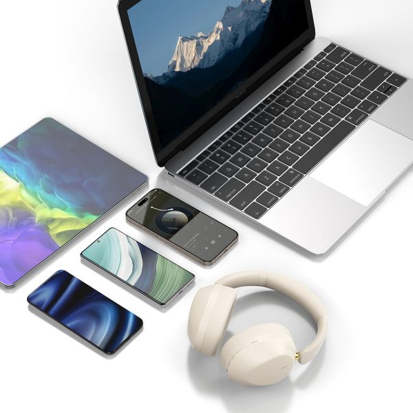 X22 Max Bluetooth ANC bezvadu austiņas - bēšas