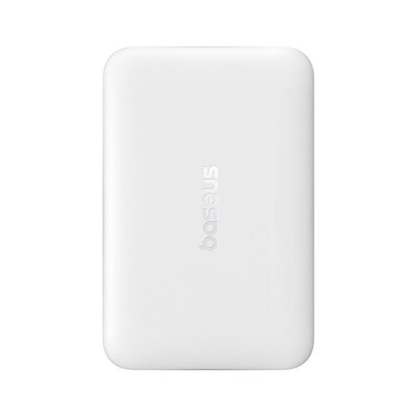 EnerFill FM11 10000mAh 22.5W MagSafe bezvadu pārnēsājamais akumulators ar 30 cm USB-C kabeli - balts