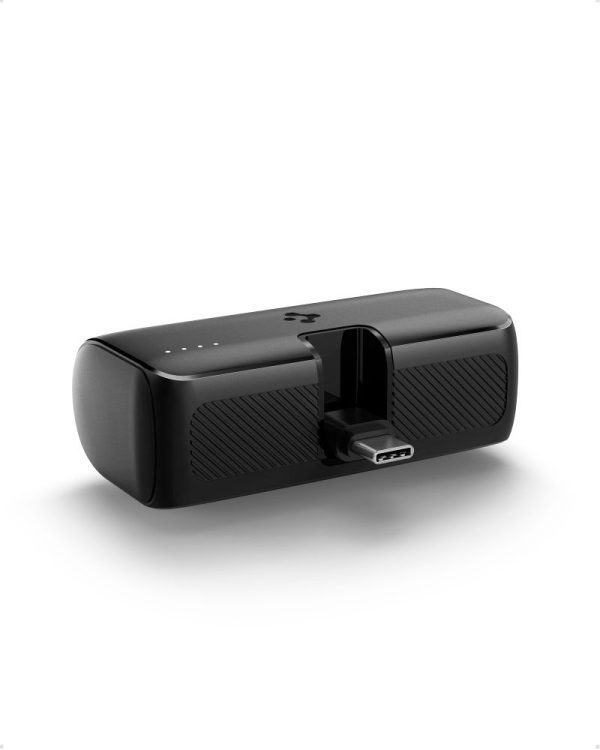 Powerbank ar statīvu EA2205 5000mAh 22,5 W - melns