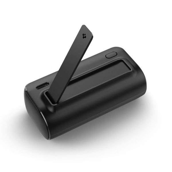 Powerbank ar statīvu EA2205 5000mAh 22,5 W - melns