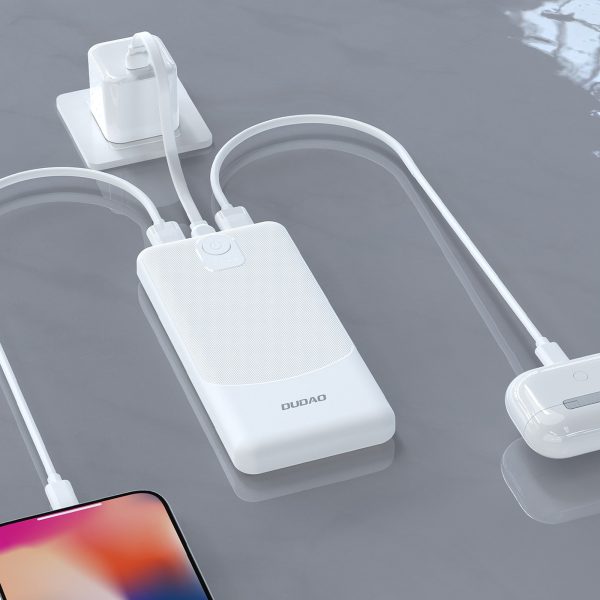 Powerbank K10 10000mAh USB-A 12W 2.4A - melns