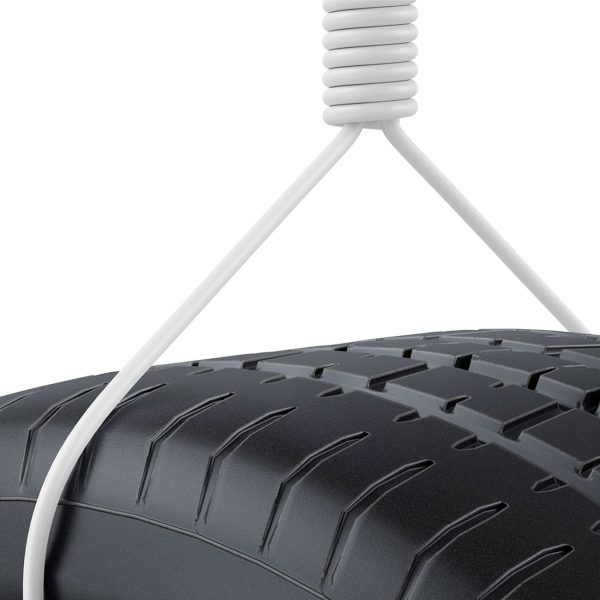 USB-C 60W 1,2 m uzlādes kabelis - balts