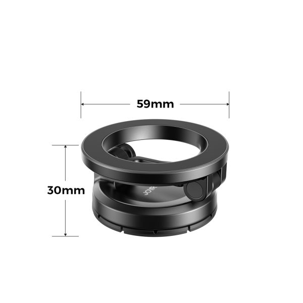 MagSafe magnētiskais automašīnas viedtālruņa turētājs uz paneļa - melns