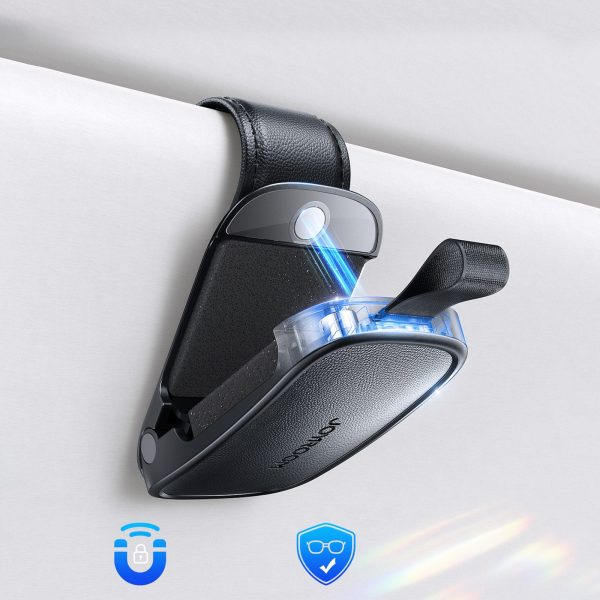 Automašīnas magnētiskais klipša turētājs brillēm ar saules aizsargu