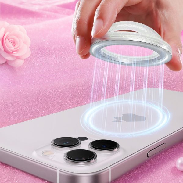 Magnētisks gredzena turētājs MagSafe viedtālruņiem - balts