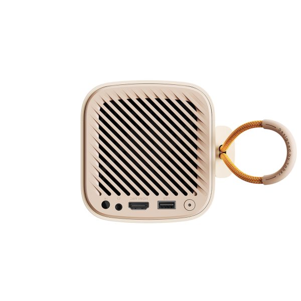 Pārnēsājams salokāms multimediju projektors WiFi BT FullHD 1080p - bēšs