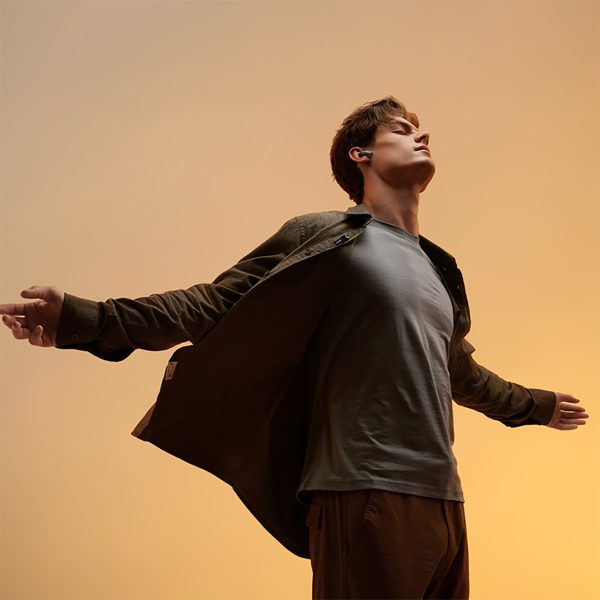 Bowie M2s Ultra TWS bezvadu austiņas ar ekrānu - melnas