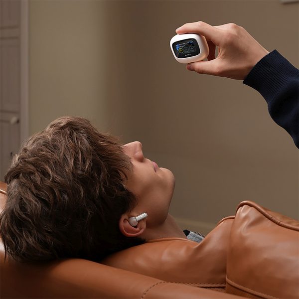 Bowie M2s Ultra TWS bezvadu austiņas ar ekrānu - baltas