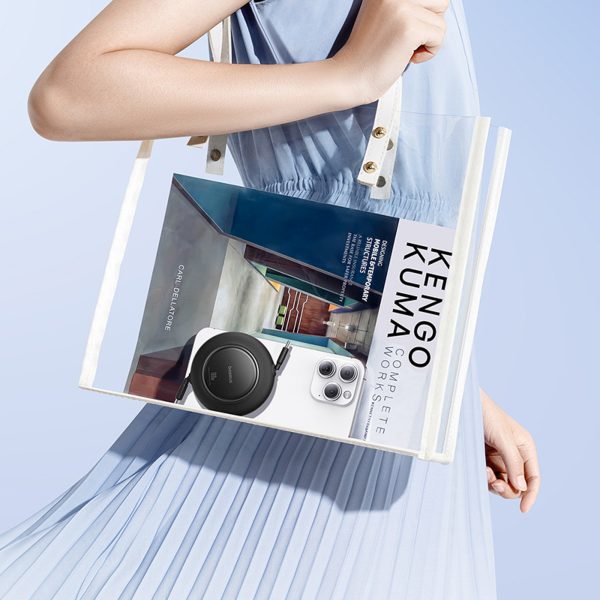 Ievelkams USB-C kabelis 100W 2m - melns