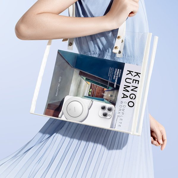 Ievelkams USB-C kabelis 100W 2m - balts