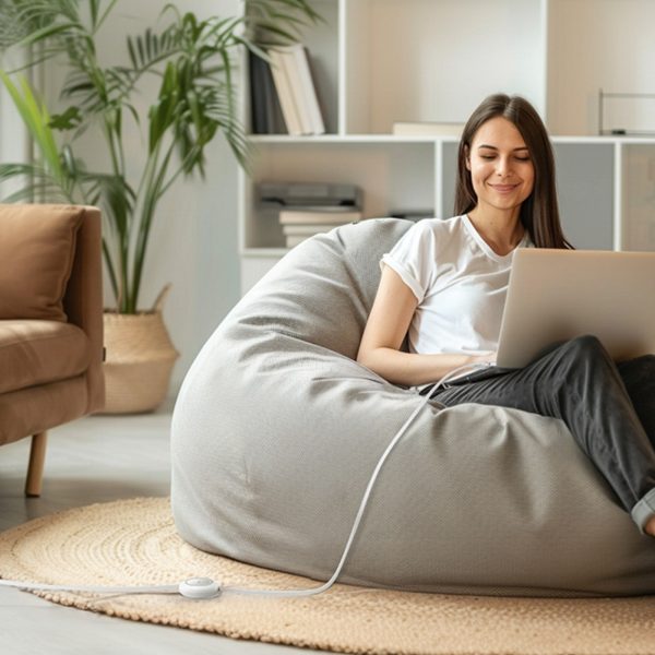 Ievelkams USB-C kabelis 100W 2m - balts