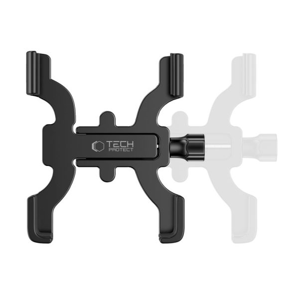 V3 viedtālruņa turētājs uz stūres - melns