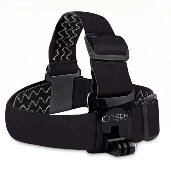 1031324-2-opaska-na-glowe-do-kamery-sportowej-hurtel-hurtownia-dropshipping-1.jpg Galvas saite GoPro DJI GA100 sporta kameras galvas stiprinājumam - melna