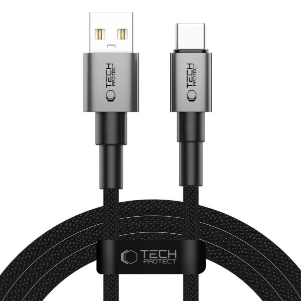 UltraBoost DNA USB-A - USB-C 15W 3A 200 cm kabelis - pelēks