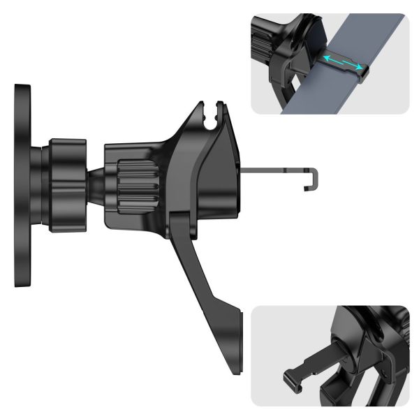 N56 MagSafe automašīnas turētājs viedtālrunim - melns