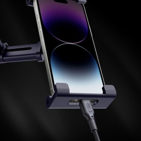 V4 automašīnas turētājs planšetdatoriem 141-280 mm vadītāja nodalījumam - melns