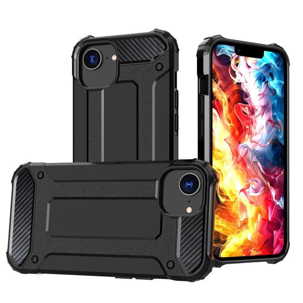 Hybrid Armor iPhone 16e vāciņš - melns