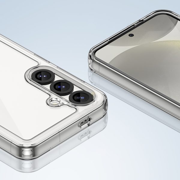 Samsung Galaxy S25 Edge Outer Space maciņš ar elastīgu rāmi - caurspīdīgs