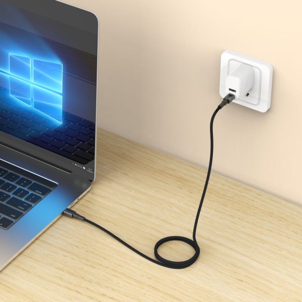 Kabelis USB-C - iPhone Lightning Ultraboost DNA PD 27W 3A 25 cm - pelēks